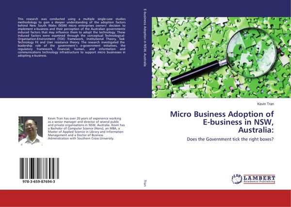 Produktbild: Micro Business Adoption of E-business in NSW, Australia: