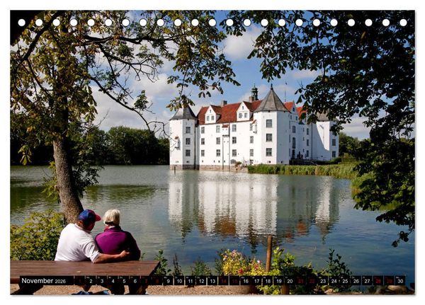 Produktbild: Burgen und Schl&ouml;sser (Tischkalender 2026 DIN A5 quer), CALVENDO Monatskalender
