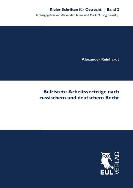 Produktbild: Befristete Arbeitsvertr&auml;ge nach russischem und deutschem Recht