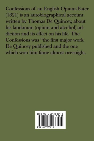 Produktbild: Confessions of an English Opium-Eater