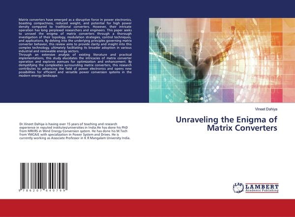 Produktbild: Unraveling the Enigma of Matrix Converters