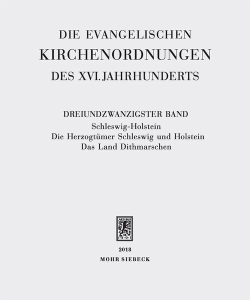 Produktbild: Die evangelischen Kirchenordnungen des XVI. Jahrhunderts
