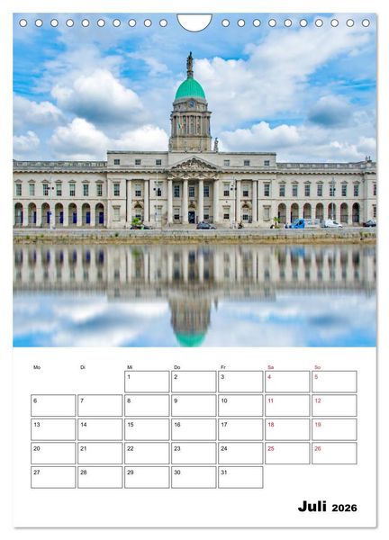 Produktbild: Dublin - faszinierende irische Hauptstadt (Wandkalender 2026 DIN A4 hoch), CALVENDO Monatskalender