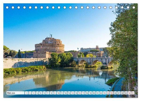 Produktbild: Ein Spaziergang durch Rom (Tischkalender 2026 DIN A5 quer), CALVENDO Monatskalender