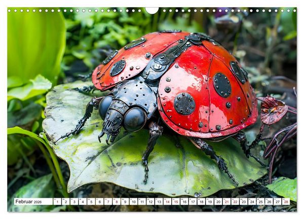 Produktbild: Gartentiere aus Metall - Upcycling-Dekoideen f&uuml;r kreative G&auml;rten (Wandkalender 2026 DIN A3 quer), CALVENDO Monatskalender