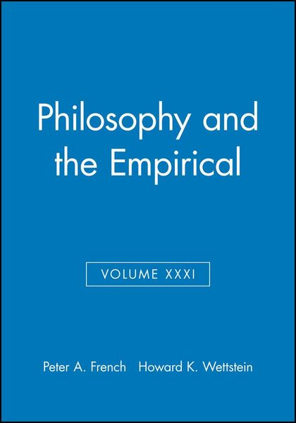 Produktbild: Philosophy and the Empirical, Volume XXXI