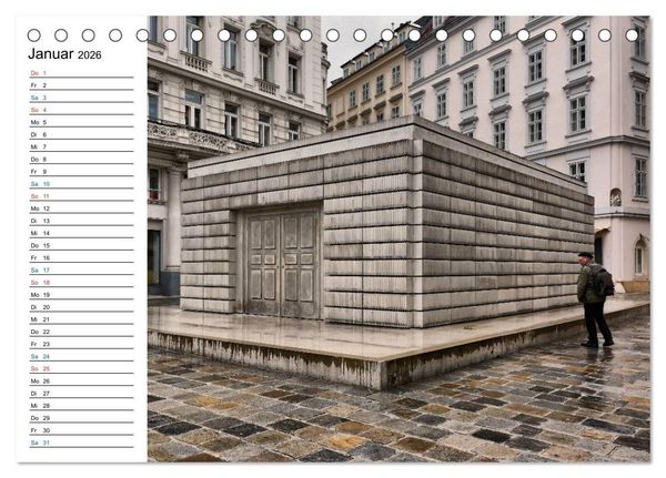 Produktbild: Wien - &Ouml;sterreichs charmante Hauptstadt (Tischkalender 2026 DIN A5 quer), CALVENDO Monatskalender