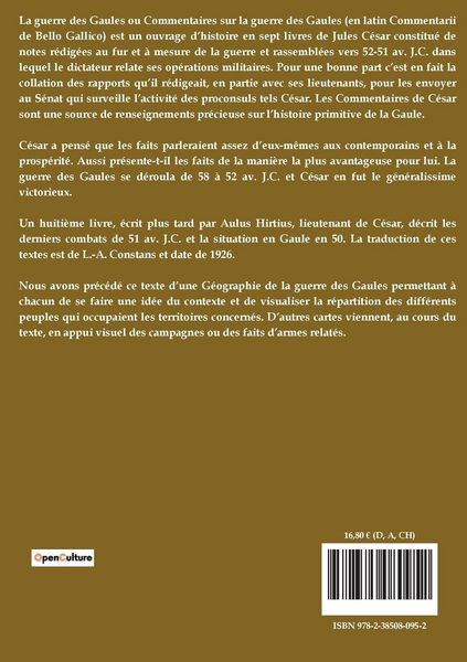 Produktbild: La guerre des Gaules
