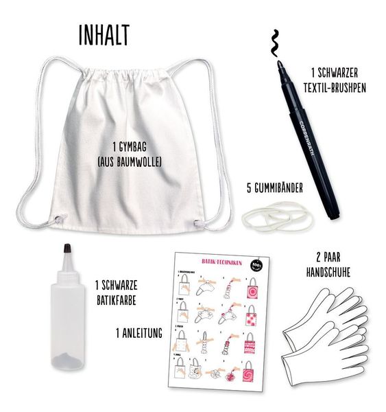 Mein Batik + Handlettering Starter-Set