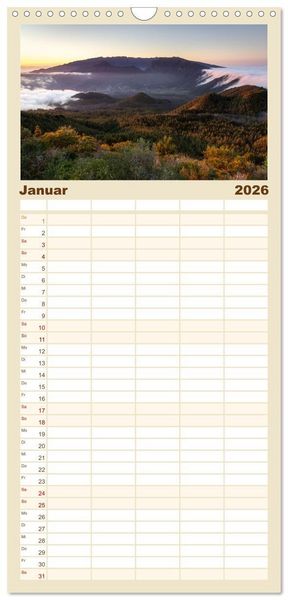 Produktbild: Familienplaner 2026 - La Palma - La Isla Bonita mit 5 Spalten (Wandkalender, 21 x 45 cm) CALVENDO