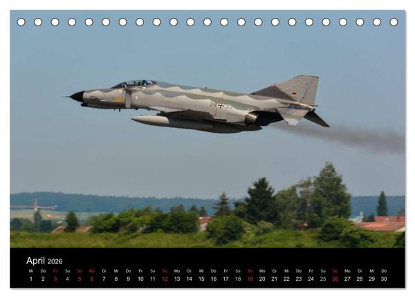 Produktbild: Phantoms bei der Luftwaffe (Tischkalender 2026 DIN A5 quer), CALVENDO Monatskalender