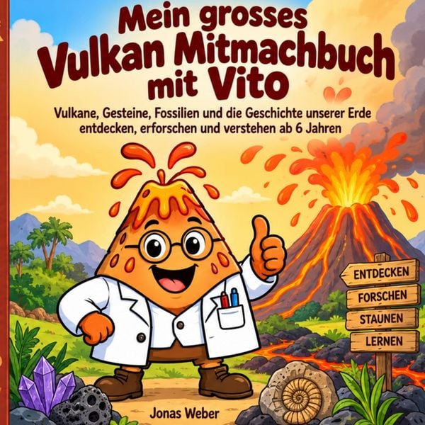 Produktbild: Mein gro&szlig;es Vulkan Mitmachbuch mit Vito