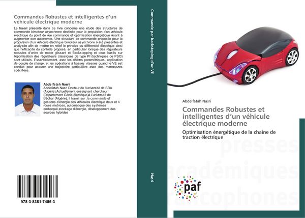 Produktbild: Commandes Robustes et intelligentes d'un v&eacute;hicule &eacute;lectrique moderne