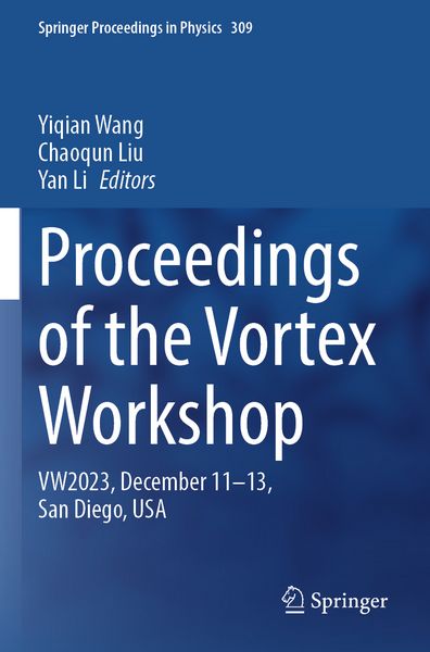 Produktbild: Proceedings of the Vortex Workshop