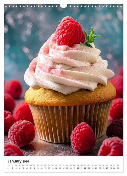 Produktbild: Yummy Cupcakes (Wall Calendar 2026 DIN A3 portrait), CALVENDO 12 Month Wall Calendar