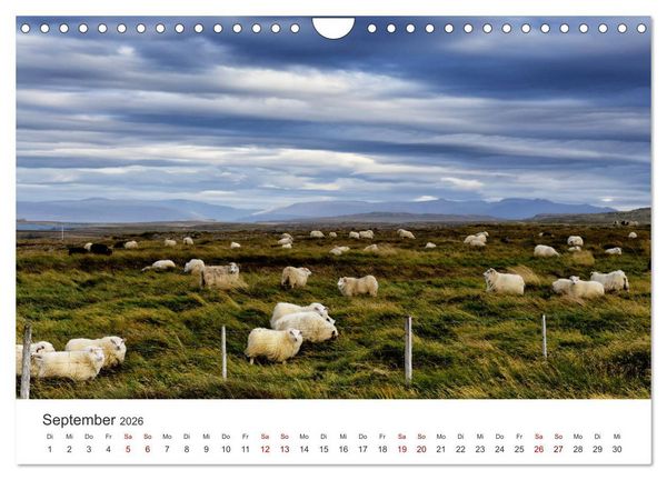 Produktbild: Landschaftstr&auml;ume in den Westfjorden (Wandkalender 2026 DIN A4 quer), CALVENDO Monatskalender