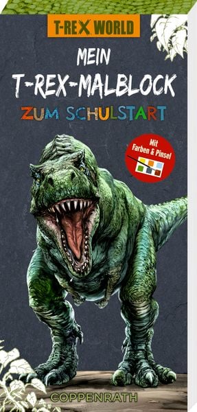 Produktbild: Mini-Malblock &ndash; Mein T-Rex-Malblock zum Schulstart