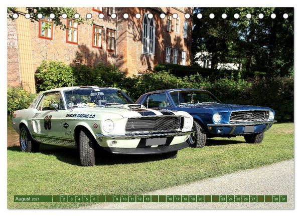 Produktbild: Oldtimer - Fahrzeuge die Geschichte schrieben (Tischkalender 2027 DIN A5 quer), CALVENDO Monatskalender