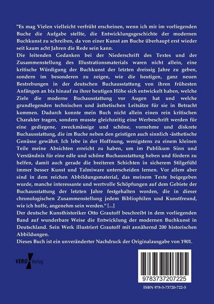 Produktbild: Die Entwicklung der modernen Buchkunst in Deutschland