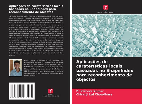 Produktbild: Aplica&ccedil;&otilde;es de carater&iacute;sticas locais baseadas no ShapeIndex para reconhecimento de objectos