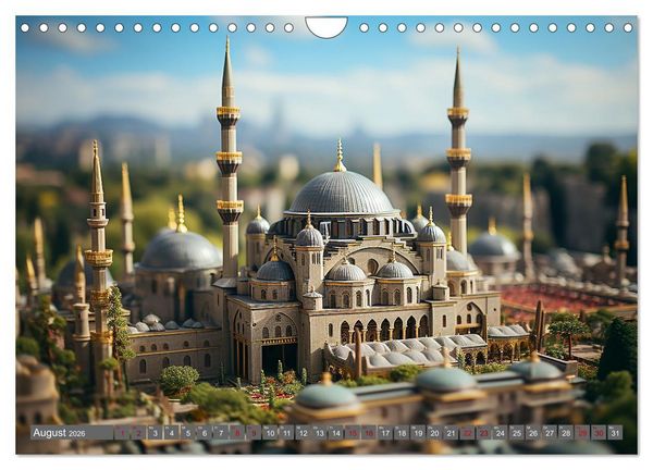 Produktbild: Urlaub in Miniatur (Wandkalender 2026 DIN A4 quer), CALVENDO Monatskalender