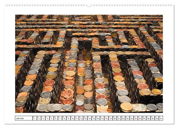 Produktbild: Im Bann der Labyrinthe - Die Kunst sich zu verlieren (hochwertiger Premium Wandkalender 2026 DIN A2 quer), Kunstdruck in Hochglanz
