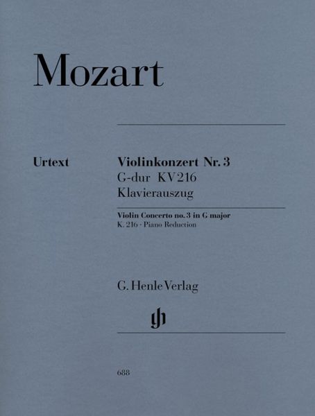 Wolfgang Amadeus Mozart - Violinkonzert Nr. 3 G-dur KV 216