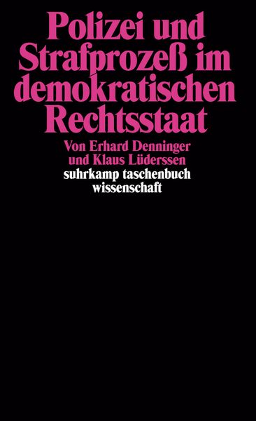 Produktbild: Polizei und Strafproze&szlig; im demokratischen Rechtsstaat