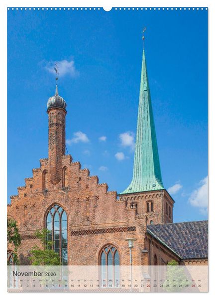Produktbild: D&auml;nemark - Historisches F&uuml;nen (hochwertiger Premium Wandkalender 2026 DIN A2 hoch), Kunstdruck in Hochglanz