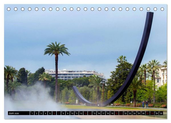 Produktbild: Riviera und Mehr - Nizza, Cannes, San Remo, Monaco (Tischkalender 2026 DIN A5 quer), CALVENDO Monatskalender