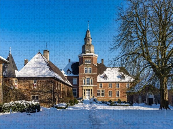 Produktbild: CALVENDO Puzzle Schloss Sandfort | 1000 Teile Lege-Gr&ouml;&szlig;e 64x48cm Foto-Puzzle f&uuml;r gl&uuml;ckliche Stunden