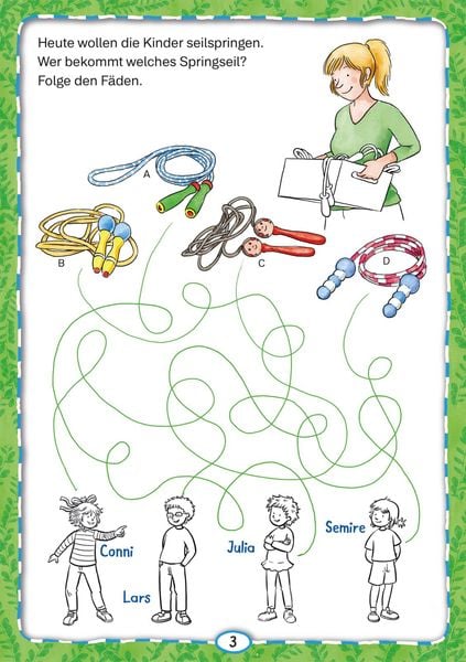Produktbild: Conni Gelbe Reihe (Besch&auml;ftigungsbuch): Herausgefunden! Labyrinthe-R&auml;tsel-Spa&szlig;