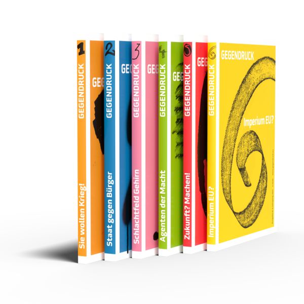 Produktbild: Gegendruck. Ausgaben 1 - 6 im Bundle