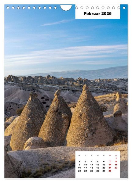 Produktbild: Kappadokien, zwischen Felsen und Himmel (Wandkalender 2026 DIN A4 hoch), CALVENDO Monatskalender