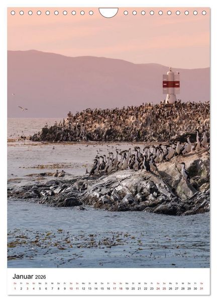 Produktbild: Patagonien, die sch&ouml;nsten Reiseziele: Wildnis am Rande der Welt (Wandkalender 2026 DIN A4 hoch), CALVENDO Monatskalender
