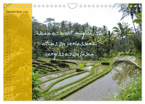 Produktbild: Bali und Java ~ mit indonesischen Weisheiten (Wandkalender 2026 DIN A4 quer), CALVENDO Monatskalender