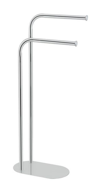 Produktbild: Handtuchst&auml;nder Mod. Levante, gl&auml;nzend, Edelstahl, 30x79x17 cm, freistehend, platzsparend im Bad