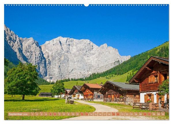 Produktbild: Almen im Westlichen Karwendelgebirge (hochwertiger Premium Wandkalender 2026 DIN A2 quer), Kunstdruck in Hochglanz
