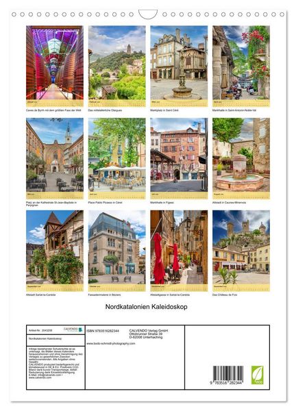 Produktbild: Nordkatalonien Kaleidoskop (Wandkalender 2026 DIN A3 hoch), CALVENDO Monatskalender