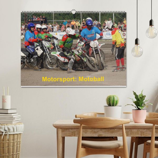 Produktbild: Motorsport: Motoball (Wandkalender 2026 DIN A2 quer), CALVENDO Monatskalender