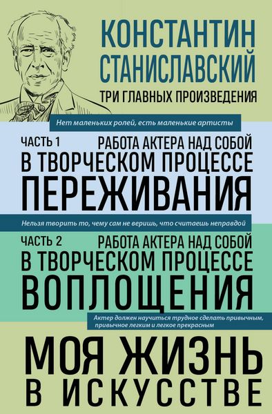Produktbild: Konstantin Stanislavskiy. Rabota aktera nad soboy Chasti 1 i 2. Moya zhizn v iskusstve