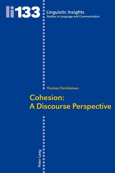 Produktbild: Cohesion: A Discourse Perspective