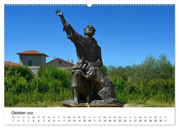 Produktbild: Gubbio - die mittelalterliche Stadt in Umbrien (hochwertiger Premium Wandkalender 2026 DIN A2 quer), Kunstdruck in Hochglanz