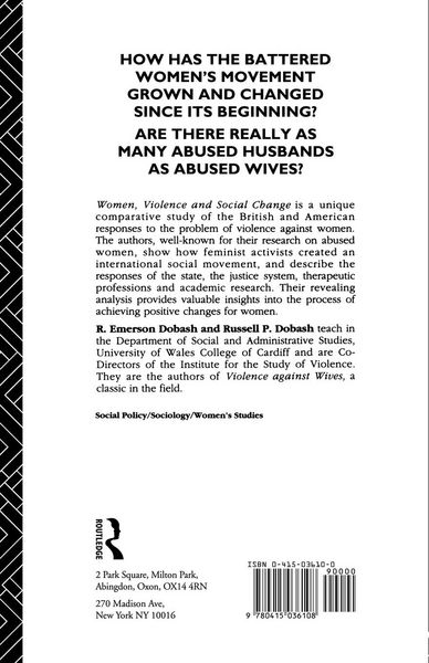 Produktbild: Women, Violence and Social Change