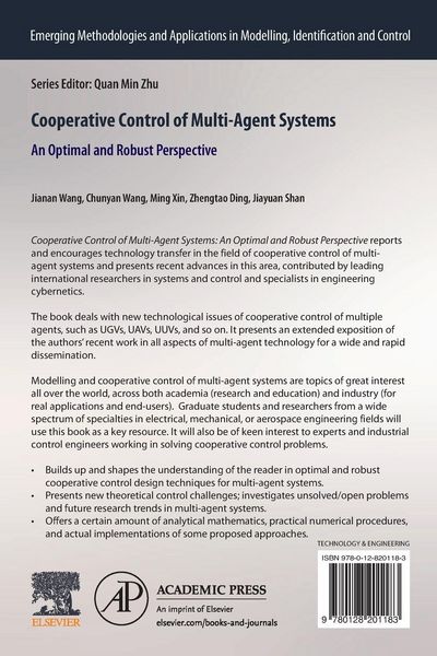 Produktbild: Cooperative Control of Multi-Agent Systems