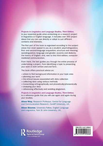 Produktbild: Projects in Linguistics and Language Studies