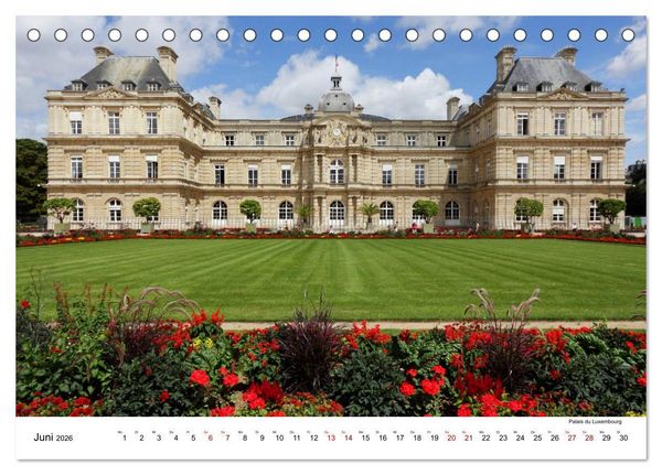 Produktbild: Paris - zwischen gestern und morgen (Tischkalender 2026 DIN A5 quer), CALVENDO Monatskalender