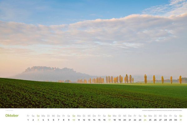 Produktbild: Kalender S&auml;chsische & B&ouml;hmische Schweiz 2027