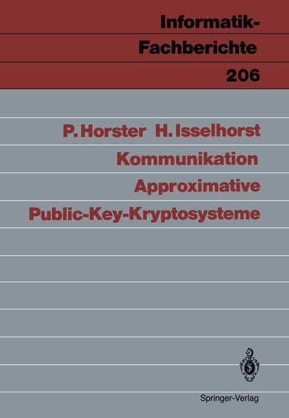 Produktbild: Approximative Public-Key-Kryptosysteme