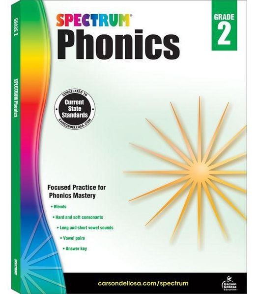 Spectrum Phonics, Grade 2, Taschenbuch von Spectrum, Carson Dellosa, 9781483811833